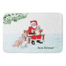 Search for santa claus bath mats Xmas