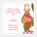 Search for north pole envelope seals Reindeer