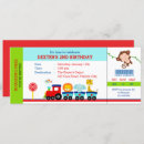 Search for train ticket invitations Boys