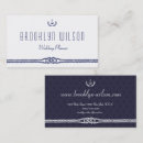 Search for maritime business cards Blue