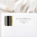 Search for black gold wedding return address labels Stylish