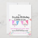 Search for sibling birthday invitations Double