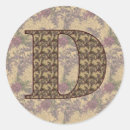 Search for monogram d stickers Floral