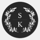 Search for black laurel wreath stickers Elegant