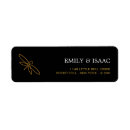 Search for dragonfly return address labels weddings Vintage