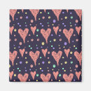 Search for girly patterns magnets Valentine