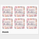 Search for peach flowers stickers Birthday