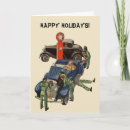 Search for auto christmas cards Vintage