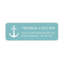 Search for sail boat return address labels Anchor