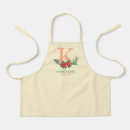 Search for monogram chef aprons Floral
