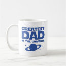 Search for best dad in the universe mugs Father