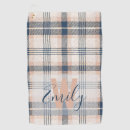 Search for tartan golf towels Typography