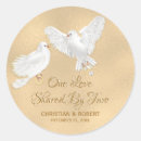 Search for doves wedding stickers Love birds