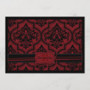 Search for vampire birthday invitations Damask