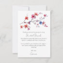 Search for wild flowers thank you cards Bridal shower