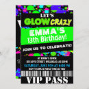 Search for vip birthday invitations Glow