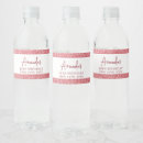 Search for rose gold water bottle labels Girly