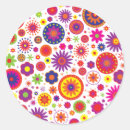 Search for rainbow flower stickers Purple