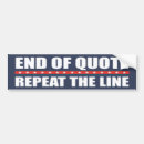 Search for ends bumper stickers Quote