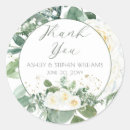Search for white thank you stickers Birthday party