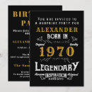Search for 1970 birthday invitations Typography