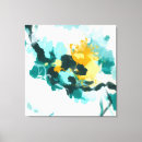 Search for teal abstract canvas prints Waves