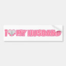 Search for husband and wife bumper stickers For her