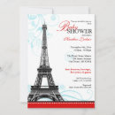 Search for red paris invitations Modern
