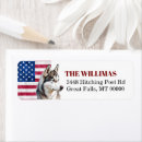 Search for patriotic return address labels Stars stripes
