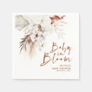 Search for floral baby shower napkins Baby in bloom