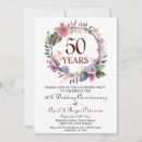 Search for surprise 50th wedding anniversary invitations Vow renewal