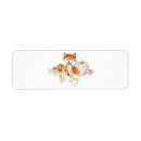 Search for fox return address labels Baby shower