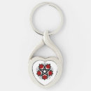 Search for pentagram key rings Star