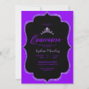 Search for purple sweet 15 invitations Daughter