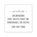 Search for change of address rubber stamps Typography