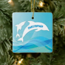 Search for dolphins christmas tree decorations Waves