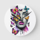 Search for fantasy butterfly clocks Butterflies