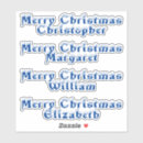 Search for white cap stickers Typography