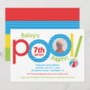 Search for ball boy invitations Pool party