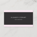 Search for pink and black business cards Modern