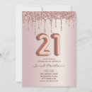 Search for 21 years old invitations Pink