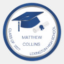Search for diploma and cap stickers Blue