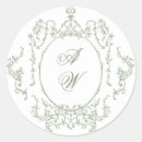Search for victorian wedding stickers Toile de jouy