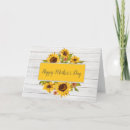 Search for sunflowers mothers day cards Wood