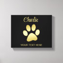 Search for shiny canvas prints Black