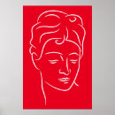 Search for beautiful woman painting posters Face