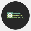 Search for reduce reuse recycling stickers Environmental awareness