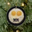 Search for fried egg christmas tree decorations Eggs