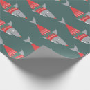 Search for shark christmas wrapping paper Great white