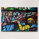 Search for stained glass windows puzzles Religious